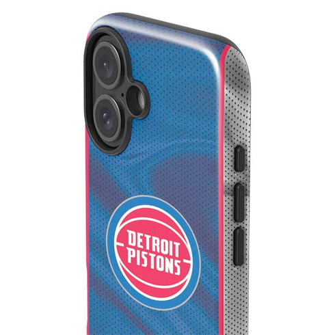 NBA Detroit Pistons Away Jersey iPhone 16 Plus Impact Case